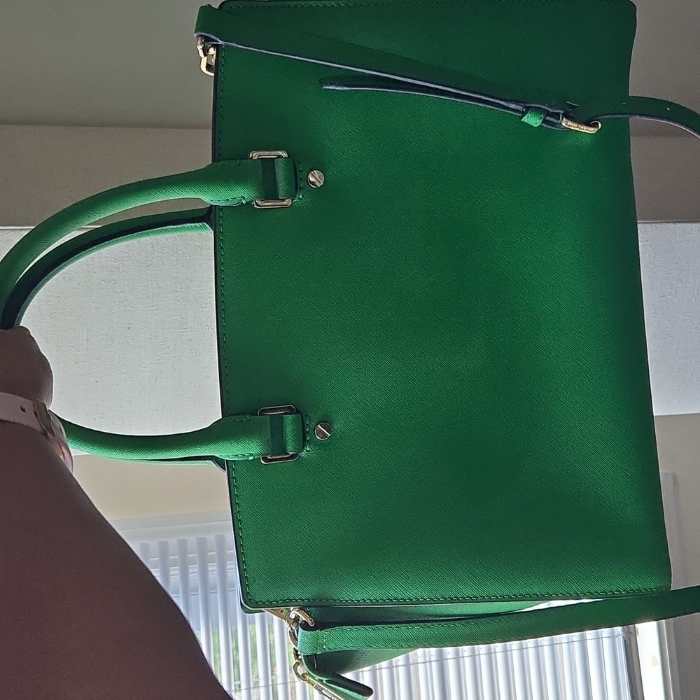 Michael Kors Vibrant Green Satchel - Picture 3 of 4